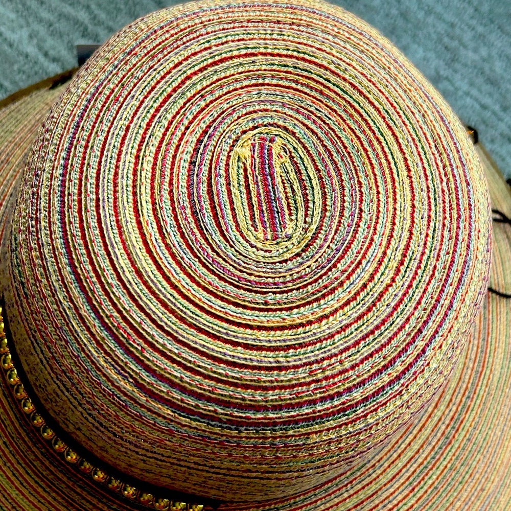 Peter Grimm BETH Wide Brim Sun Hat Cotton Nylon Blend OS Adjustable NEW - Picture 9 of 15